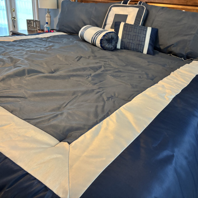 Madison Park Genevieve 7 Piece Comforter Set & Reviews | Wayfair